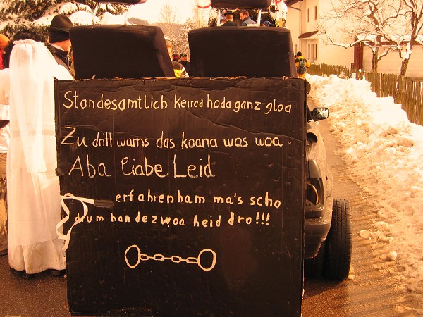 Bilder Faschingszug 2004