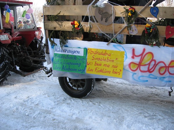 Bilder Faschingszug 2004