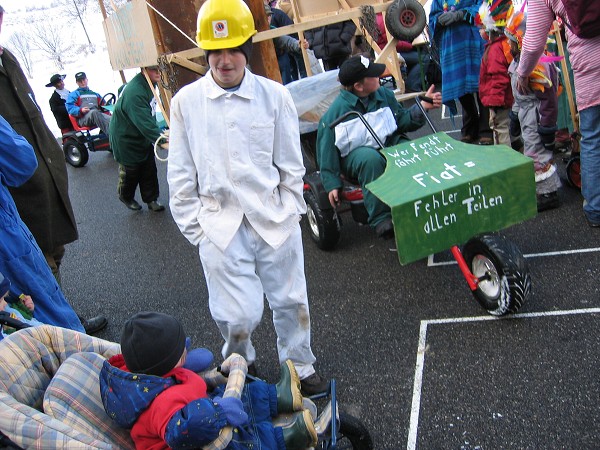 Bilder Faschingszug 2004